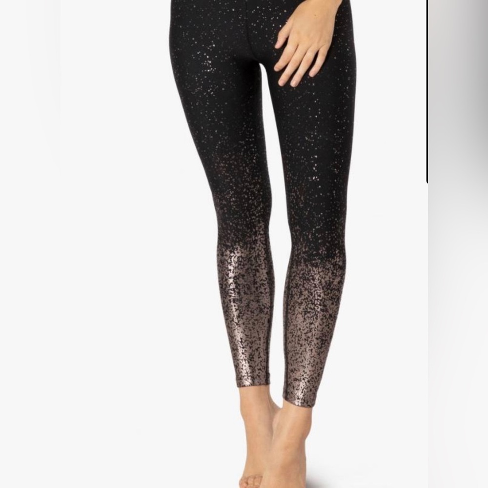 NWT Beyond Yoga Alloy Ombre Speckled Leggings